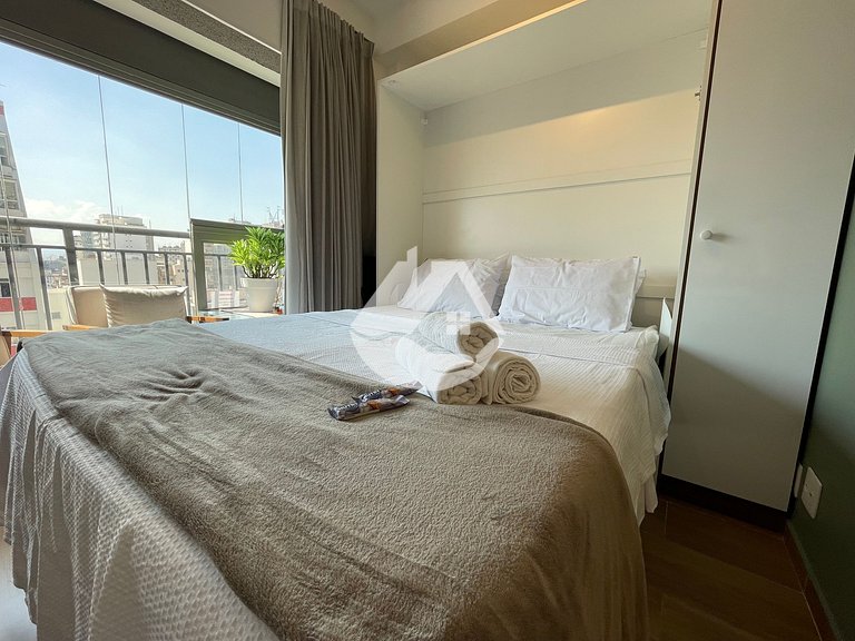 Studio aconchegante - AC - Piscina - Vila Buarque