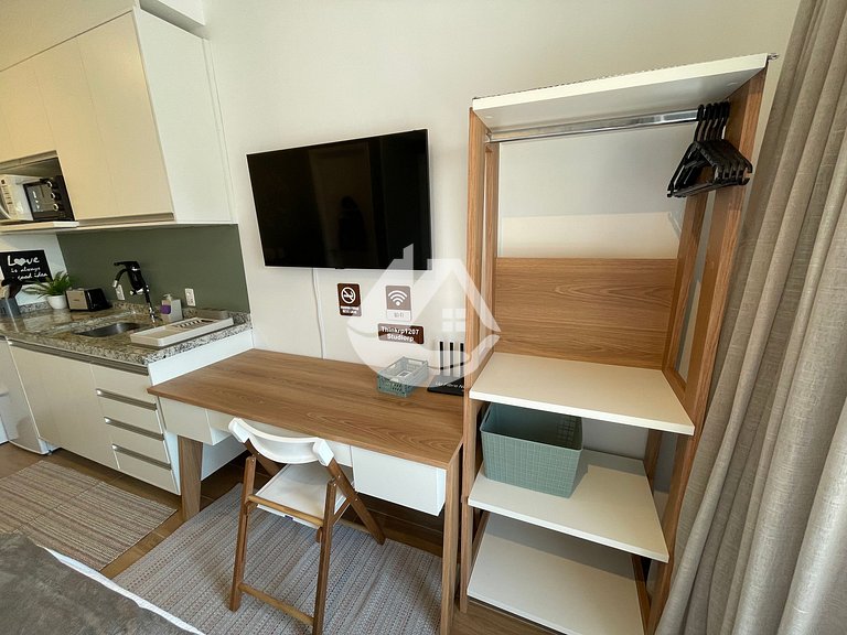 Studio aconchegante - AC - Piscina - Vila Buarque