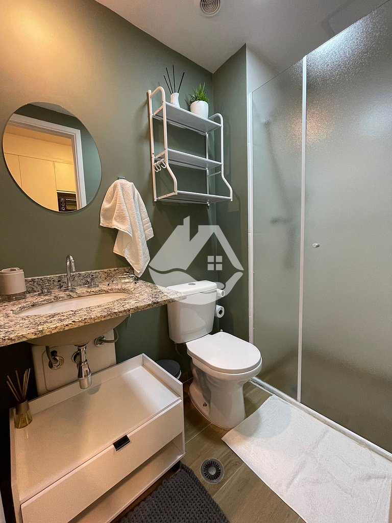 Studio aconchegante - AC - Piscina - Vila Buarque