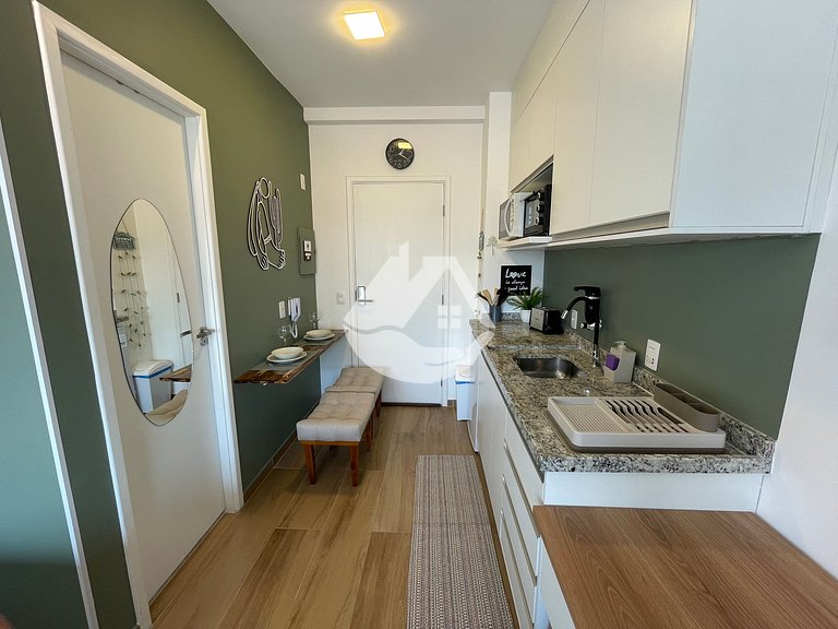 Studio aconchegante - AC - Piscina - Vila Buarque