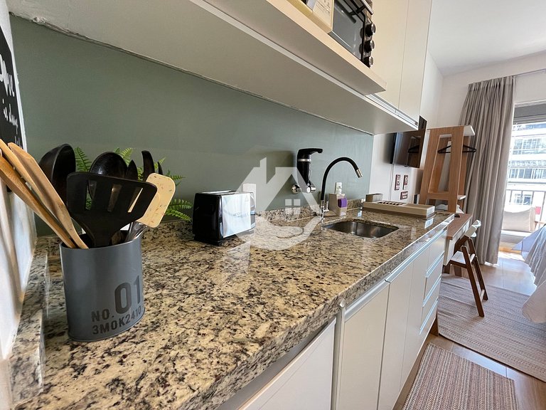 Studio aconchegante - AC - Piscina - Vila Buarque