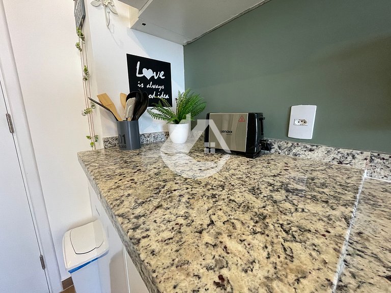 Studio aconchegante - AC - Piscina - Vila Buarque