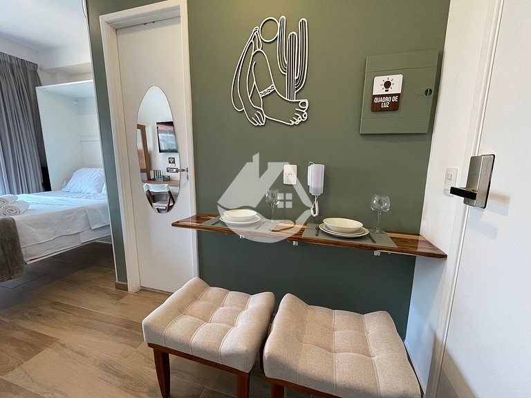 Studio aconchegante - AC - Piscina - Vila Buarque