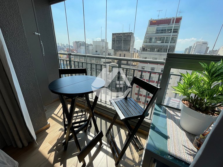 Studio aconchegante - AC - Piscina - Vila Buarque