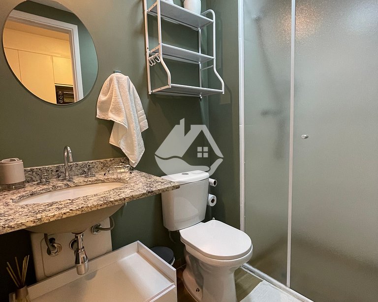 Studio aconchegante - AC - Piscina - Vila Buarque