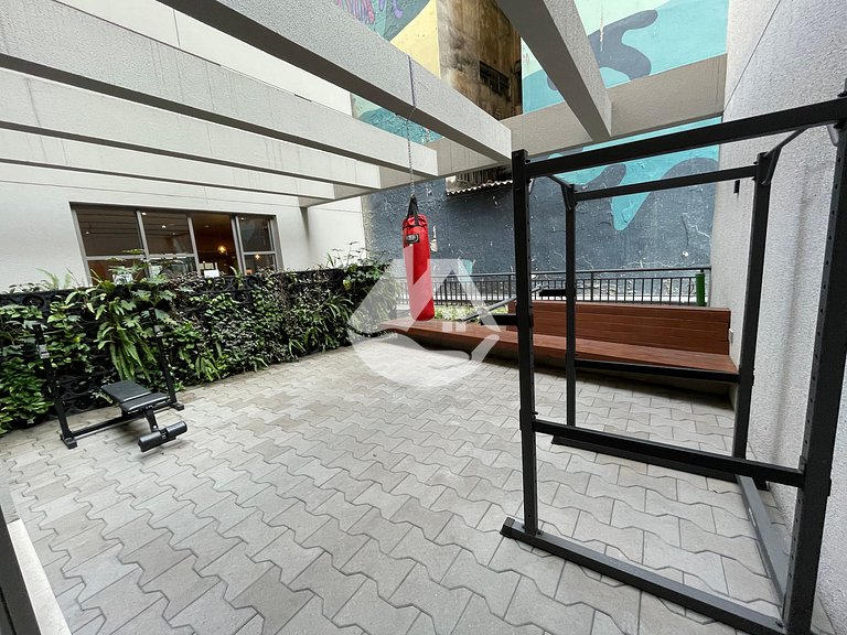 Estudio en planta alta - Piscina en azotea