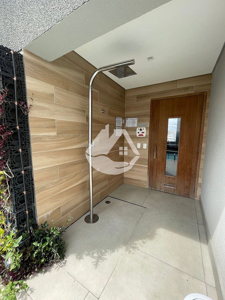 Studio with AC - Vila Buarque - Rooftop Pool