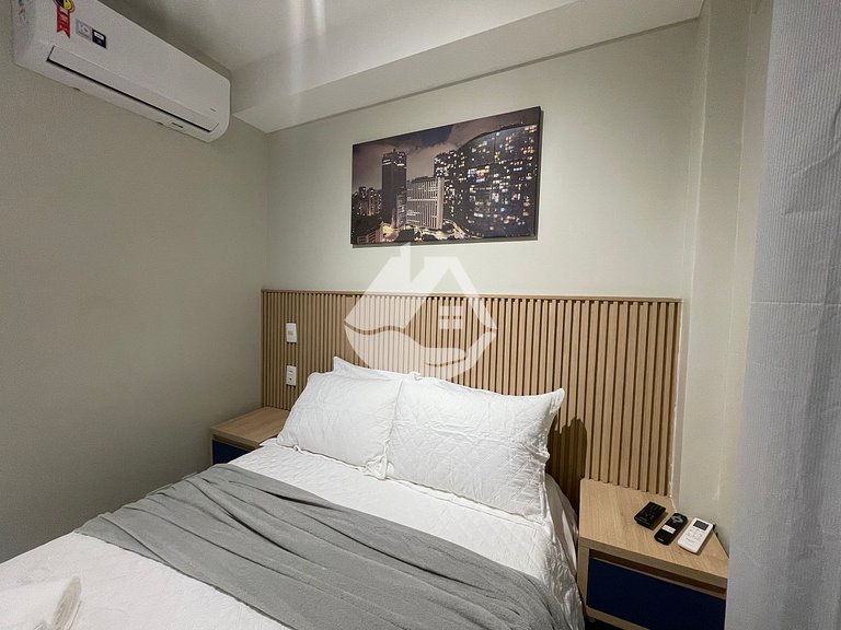 Studio with AC - Vila Buarque - Rooftop Pool