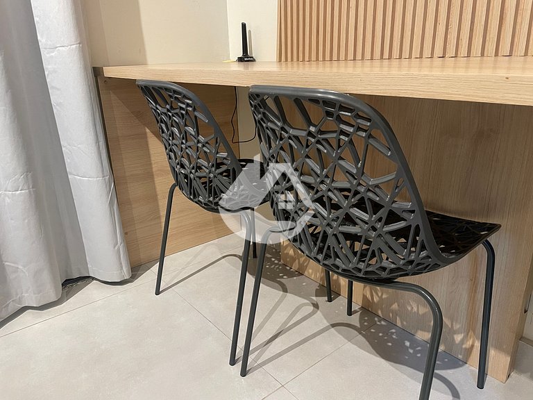 Studio with AC - Vila Buarque - Rooftop Pool