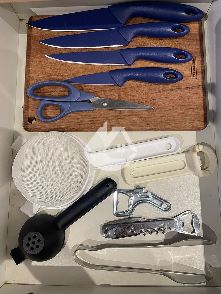 Studio com AC - Vila Buarque - Piscina no Rooftop