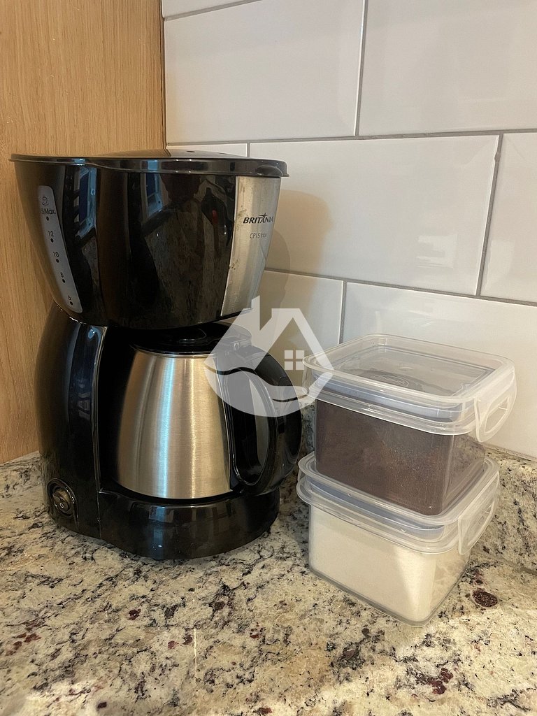 Studio with AC - Vila Buarque - Rooftop Pool