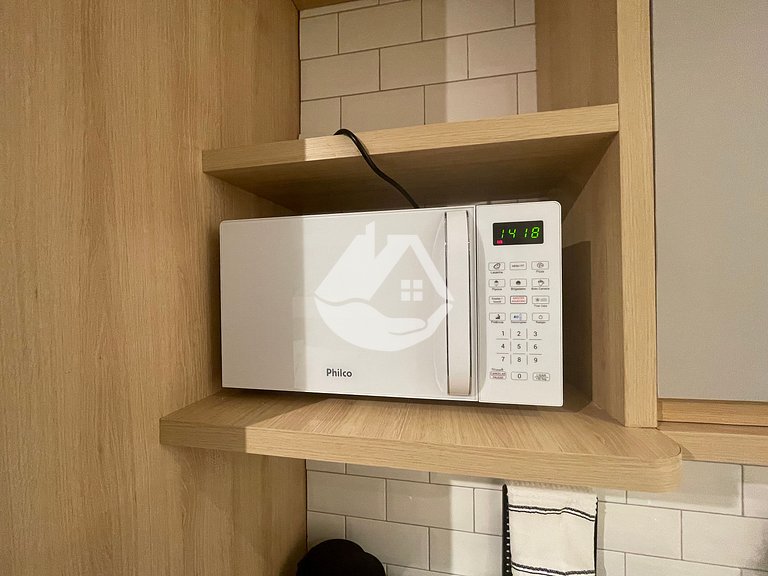 Studio with AC - Vila Buarque - Rooftop Pool