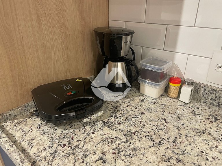 Studio with AC - Vila Buarque - Rooftop Pool