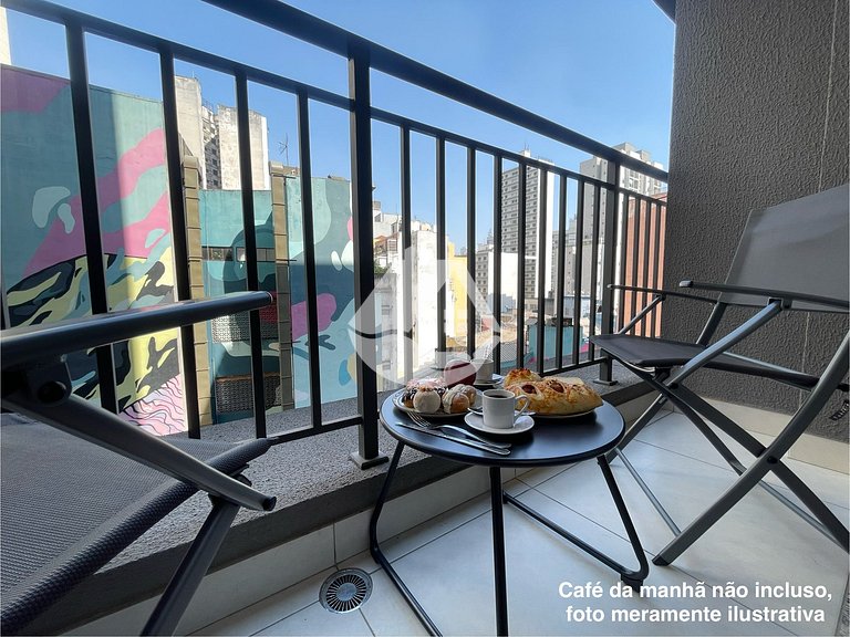 Studio Deluxe - AC - Piscina no rooftop