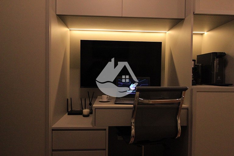 Studio Deluxe - AC - Piscina no rooftop