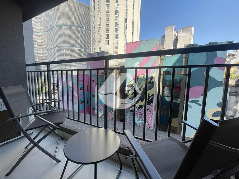 Studio Deluxe - AC - Piscina no rooftop