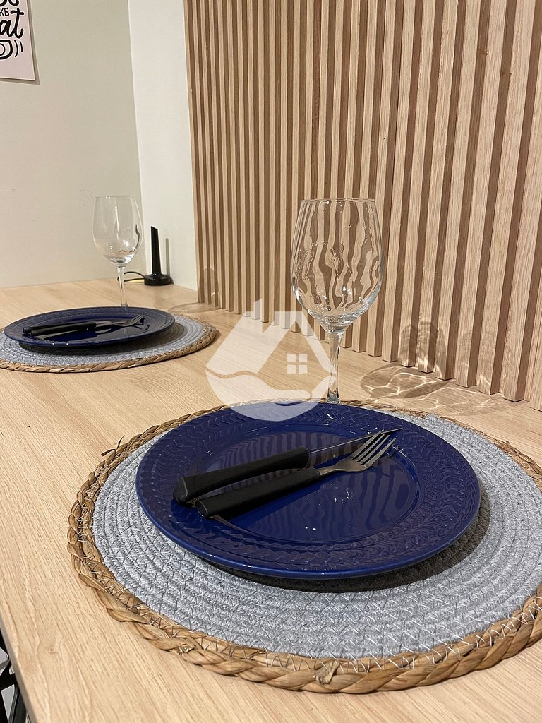 Studio with AC - Vila Buarque - Rooftop Pool