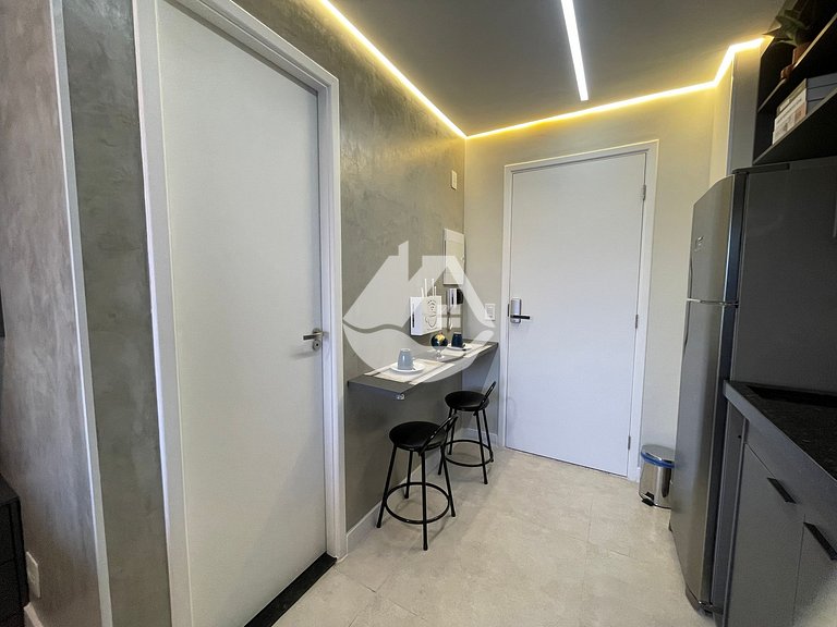 High floor studio - Rooftop pool - Vila Buarque