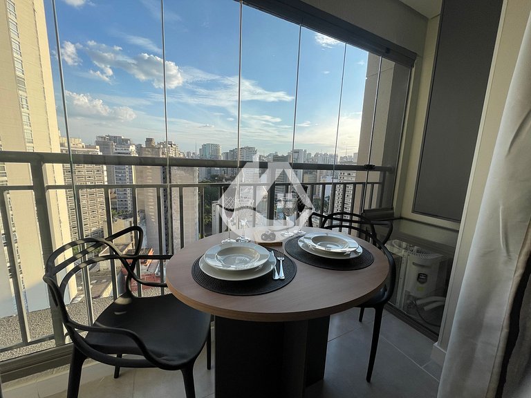 High floor studio - Rooftop pool - Vila Buarque