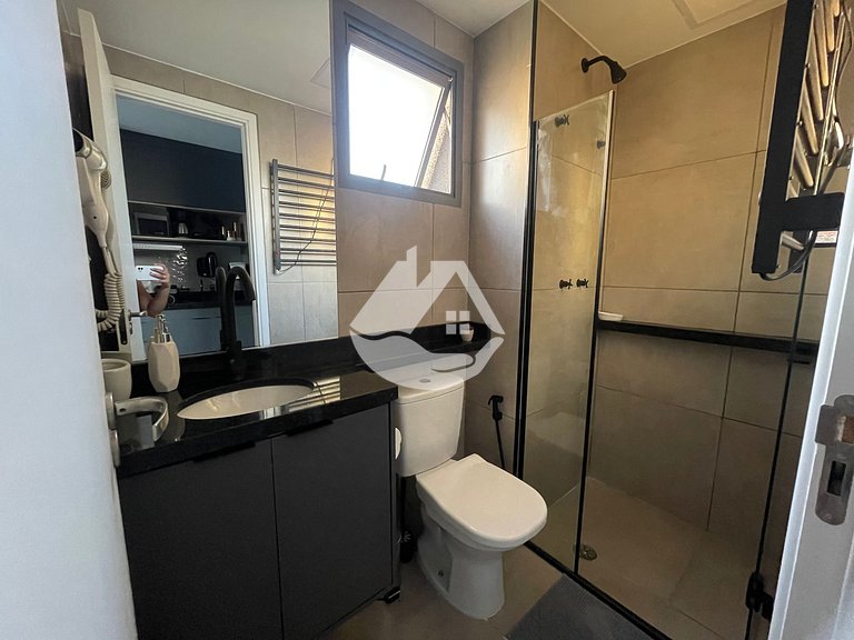 High floor studio - Rooftop pool - Vila Buarque