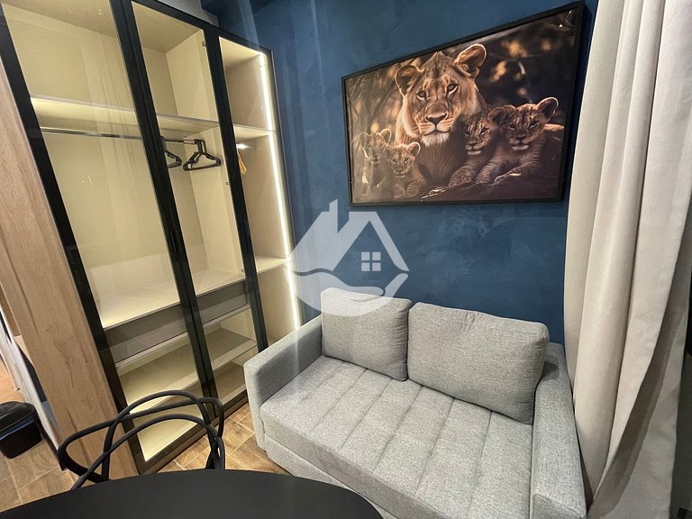 Loft com pé direito Alto - Perto do metrô Brooklin