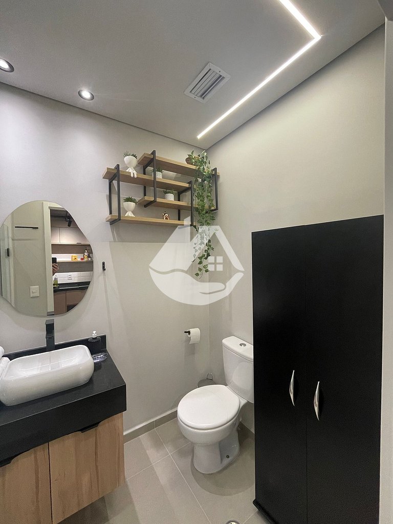 Loft com pé direito Alto - Perto do metrô Brooklin