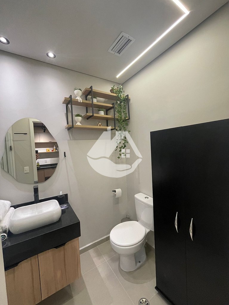 Loft com pé direito Alto - Perto do metrô Brooklin