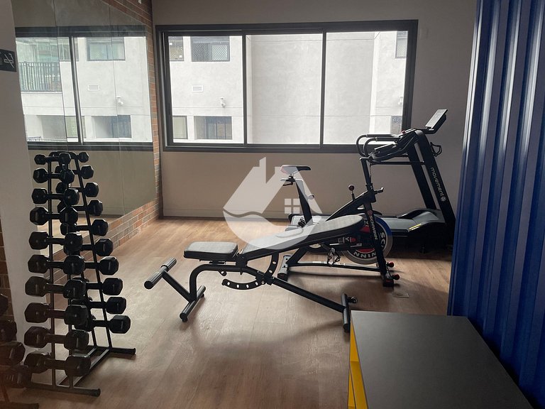 Loft com pé direito Alto - Perto do metrô Brooklin