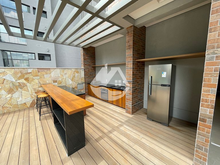 Loft com pé direito Alto - Perto do metrô Brooklin