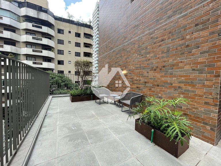 Loft com pé direito Alto - Perto do metrô Brooklin