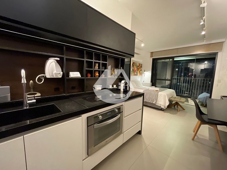 Studio completo - Santa Ifigenia - Garagem
