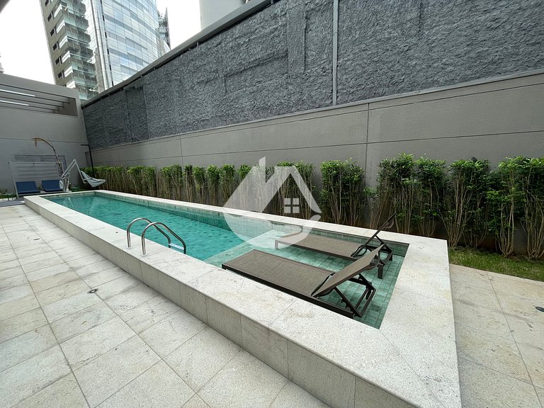 Studio completo - Faria Lima - Piscina
