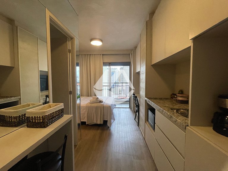 Estudio en planta alta - Piscina en azotea