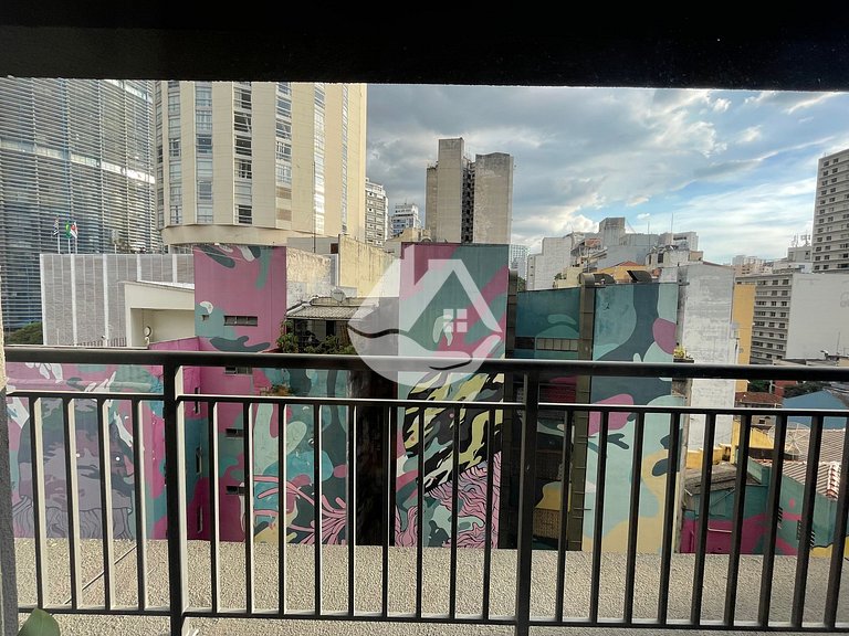 Studio Completo - Piscina no rooftop