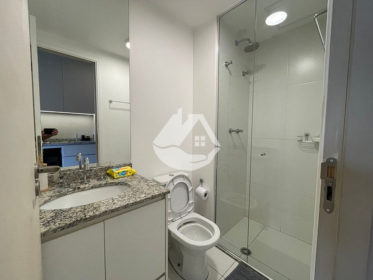 Studio Completo - Piscina no rooftop
