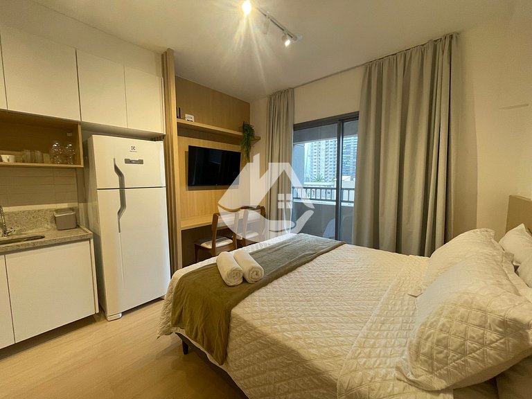 Full studio - 3 minutes from the subway Faria Lima