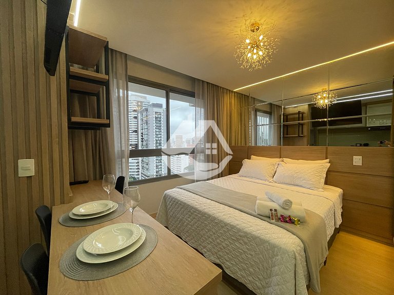Studio completo com piscina - Pinheiros