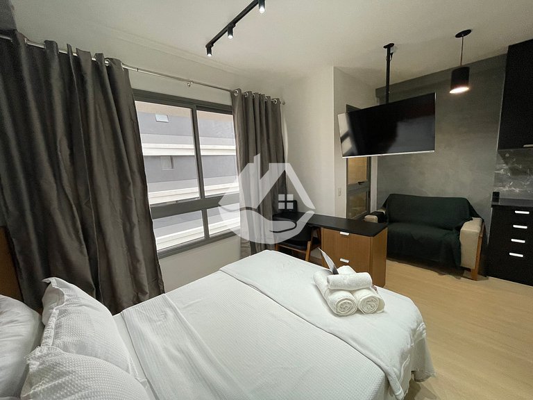 Studio completo com piscina - Pinheiros