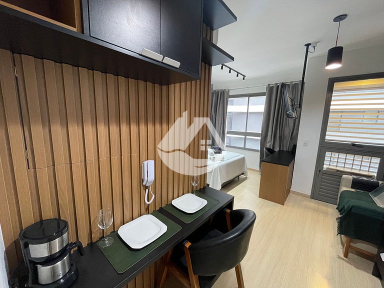 Estudio completo con piscina - Pinheiros