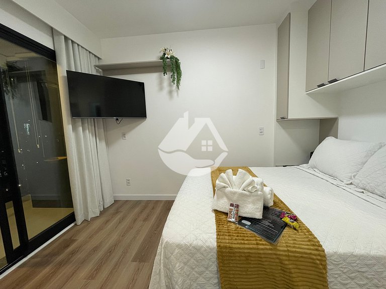 Estudio acogedor - Piso alto - AC - Santo Amaro