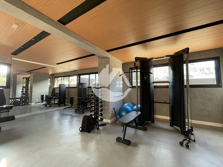 Studio aconchegante - Andar alto - AC -Santo Amaro