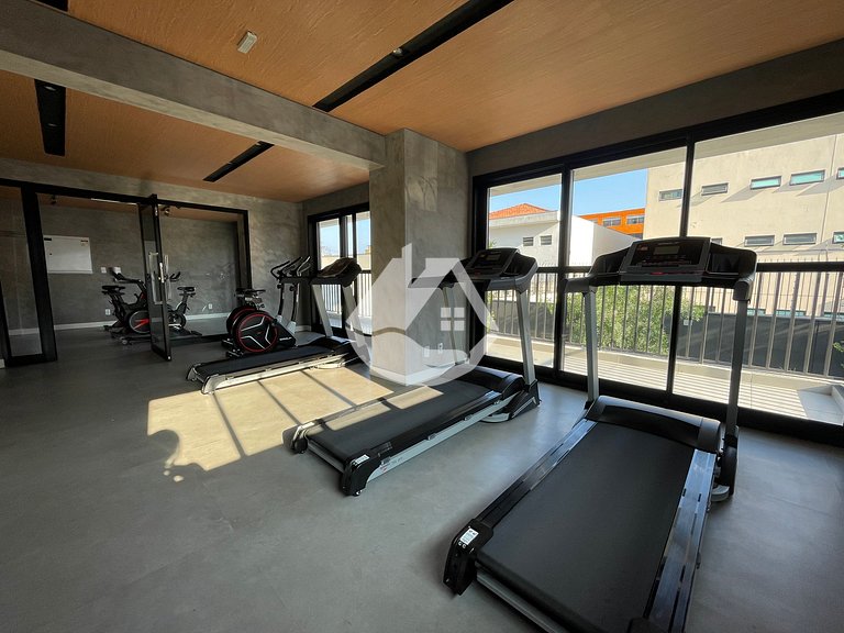 Estudio acogedor - Piso alto - AC - Santo Amaro