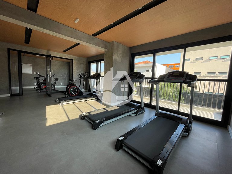 Cozy studio - High floor - AC - Santo Amaro