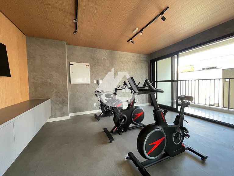 Cozy studio - High floor - AC - Santo Amaro