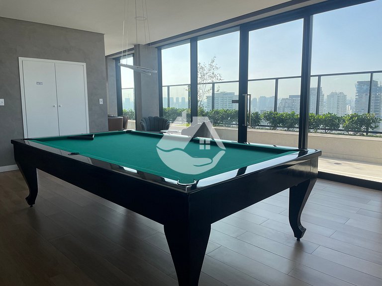 Cozy studio - High floor - AC - Santo Amaro