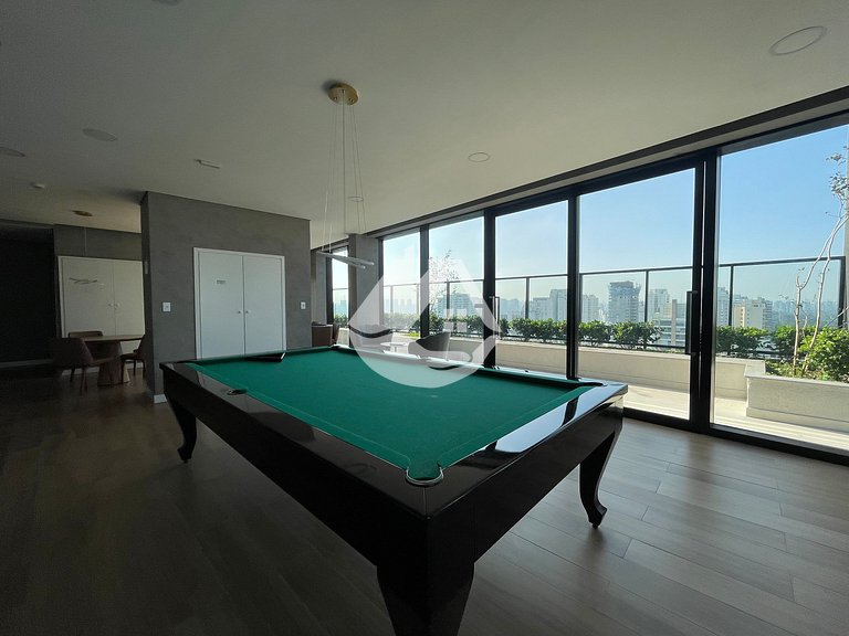 Estudio acogedor - Piso alto - AC - Santo Amaro