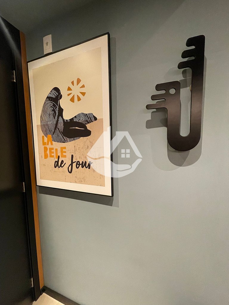 Studio moderno e completo na Consolação