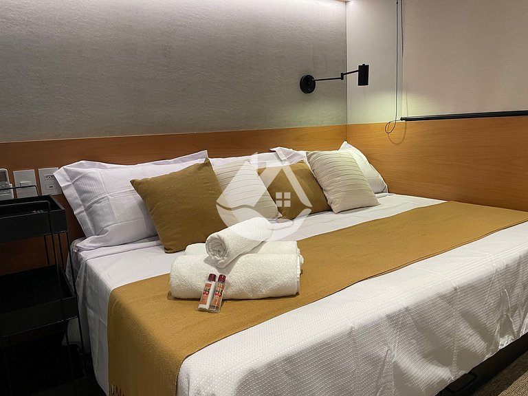 Estudio moderno y equipado en Consolação