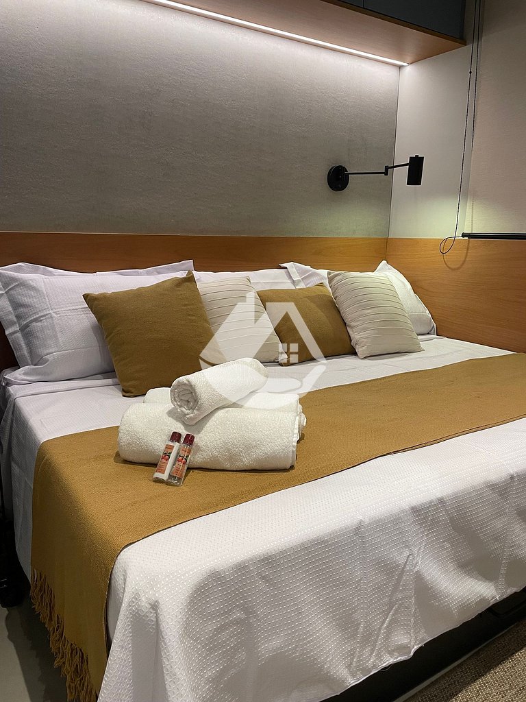 Studio moderno e completo na Consolação