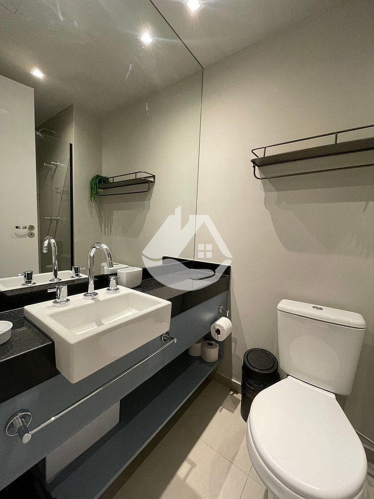 Modern and fully equipped studio in Consolação.